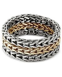 John Hardy - Sterling & 18K Bonded Icon Chain Link Band - Lyst