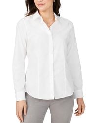 Foxcroft - Dianna Cotton Non-Iron Shirt - Lyst