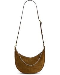 Gerard Darel - Le Suzanne Suede Half Moon Bag - Lyst