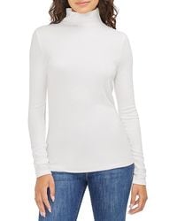 Three Dots - Mock Neck Top - Lyst