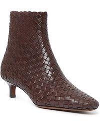Loeffler Randall - Loeffler Randal Woven Leather Ankle Boots - Lyst