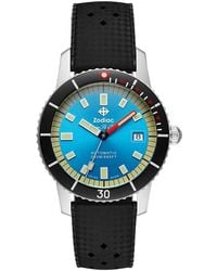Zodiac - Compression Diver Automatic Rubber Strap Watch, 40Mm - Lyst