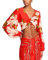 FARM Rio - Peony Cropped Top - Lyst