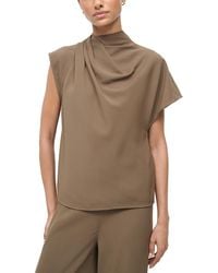 STAUD - Davina Asymmetric Top - Lyst