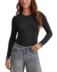 Splendid - Printed Long Sleeve Tee - Lyst