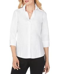 Foxcroft - Taylor Non-Iron Button-Down Top - Lyst