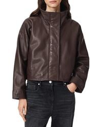 AllSaints - Ryder Leather Jacket - Lyst