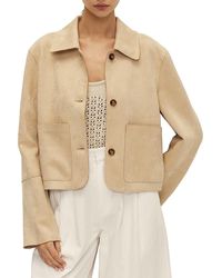 Elodie the Label - Elodie Faux Suede Jacket - Lyst