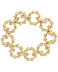 Anabel Aram - Sculpted Bamboo Chain Bracelet - Lyst