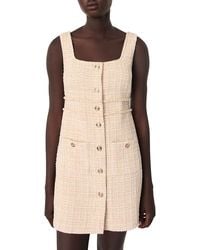 Maje - Short Tweed Dress - Lyst