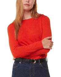 Whistles - Slim Fit Boat Neck Top - Lyst
