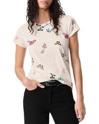 Rag & Bone - All Over Ozzy Butterfly Tee - Lyst
