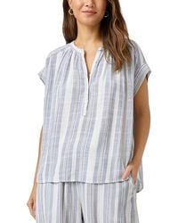 Splendid - Raegan Stripe Blouse - Lyst