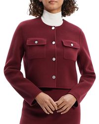 Theory - Double Face Wool & Cashmere Pocket Jacket - Lyst