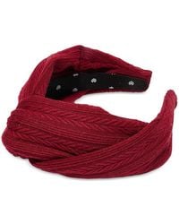 Lele Sadoughi Greta Nautical Rope Denim Headband in Blue | Lyst