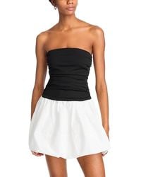 Steve Madden - Amari Ruched Bubble Hem Mini Dress - Lyst