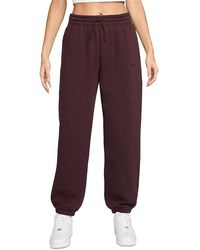 Nike - Phoenix Fleece High Rise Oversized Pants - Lyst