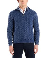 Robert Graham - Aubin Quarter Zip Sweater - Lyst