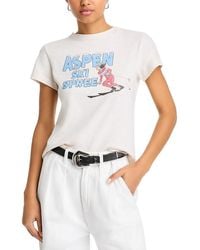 RE/DONE - Aspen Ski Spree Classic T-Shirt - Lyst