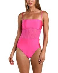 Sunshine 79 - Solid Bandeau One Piece - Lyst