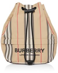 burberry phoebe nylon bucket bag