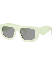 Prada - Pr Square Sunglasses, 53Mm - Lyst