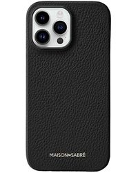 Maison De Sabre - Leather Phone Case (Iphone 15 Pro Max) - Lyst