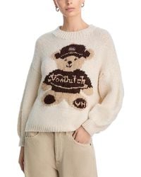 Vintage Havana - X Von Dutch Jacquard Bear Crewneck Sweater - Lyst