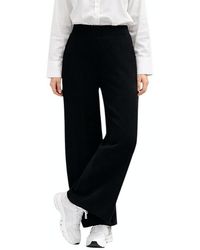 Accouchée - Cool Knit Flexible Waist Palazzo Pants - Lyst