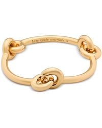 Kate Spade - Interlock Bangle Bracelet - Lyst