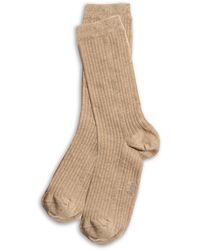 Stems - Rib Knit Crew Socks - Lyst