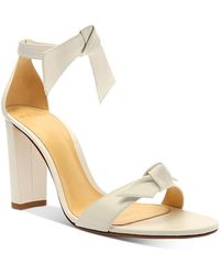 Alexandre Birman - Clarita Ankle Tie High Block Heel Sandals - Lyst