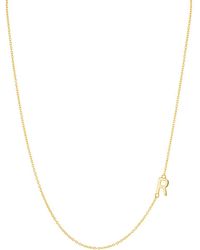 Argento Vivo Asymmetrical Initial 