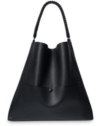 Callista - Slim Grained Leather Tote - Lyst