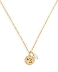 Kate Spade - Tiny Twinkles One Of A Kind Pendant Necklace - Lyst