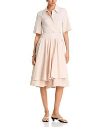 Co. - Short Sleeve Belted Dress - Lyst