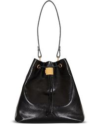 Balmain - Pulse Calfskin Leather Backpack - Lyst