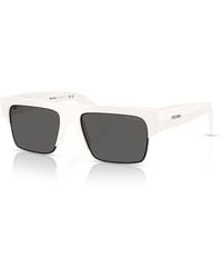 Prada - Pr Rectangular Sunglasses, 55Mm - Lyst