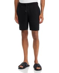 Solid - Linen Drawcord Shorts - Lyst
