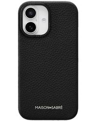 Maison De Sabre - Maison De Sabra Leather Phone Case (Iphone 16) - Lyst
