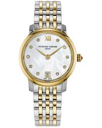 Frederique Constant - Slimline Watch, 30Mm - Lyst