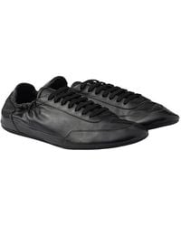 Prada - Collapse Leather Sneakers - Lyst