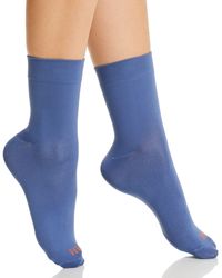 Hue Cushioned Pixie Socks - Blue