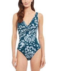 Gottex - Miss Butterfly Surplice One Piece Swimsuit - Lyst