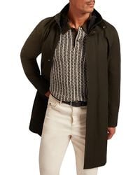 Ted Baker - Ruabon Funnel Neck Jacket - Lyst
