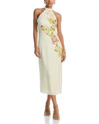 Hemant & Nandita - Floral Halter Midi Dress - Lyst
