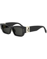 Fendi - Fold Cat Eye Sunglasses, 55Mm - Lyst