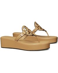 Tory Burch - Miller Wedge Sandal - Lyst