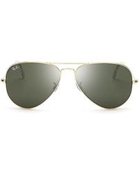 Ray-Ban - Original Brow Bar Aviator Sunglasses, 58Mm - Lyst