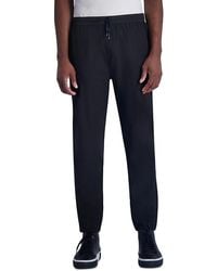 Karl Lagerfeld - Lm4 Nylon Blend Mesh Trimmed Slim Fit Track Pants - Lyst